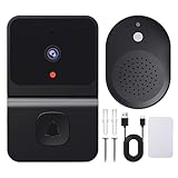 Sporgo Video Türklingel: 1080P WLAN Videotürklingel mit Kamera Kabellos,...