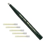 Faber-Castell 180300 - Drehstift mit Glasradierer, Schaftfarbe: grün + 5...