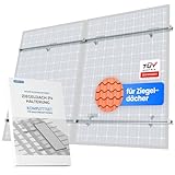 LIVING TEC® Solar Halterung für Ziegeldach – Photovoltaik Halterung...