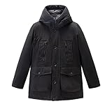 WOOLRICH Herren Parka Arctic Langarm Anorak Schwarz L