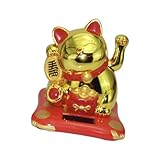 PEPWE Sun Powered Whirling Arm Maneki Neko Display Dekoration Styropor...
