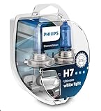 Philips Diamond Vision 5000K H7 Auto-Scheinwerfer-Birnen (Twin Pack)...