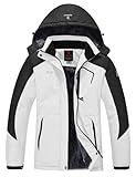 YSENTO Damen Winterjacke Wasserdicht Skijacke Outdoor Softshelljacke Warm...