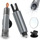 Gurtschneider Notfallhammer Auto 2 Stück Glasbrecher mit Gurtschneider...