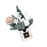 Tabletop Künstlicher Weihnachtsbaum Mit Kiefernzapfen Und Beeren Ornament...