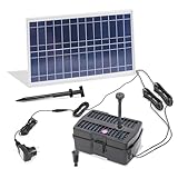 Esotec Hybrid Solar/Netz UV-Filtersystem 15/800, Teichfilterset mit...