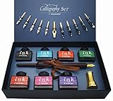 IDEAPOOL Kalligraphie Set, Stift Set Schreibfeder Set 22-teilig –...