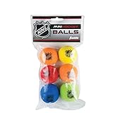Franklin Sports Mini Hockeybälle für Kinder, 6 weiche Schaumstoffbälle