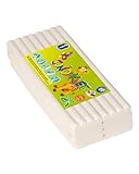 Feuchtmann JUNiORKNET Jumbo-Pack in Weiß | 500g weiche Kinderknete im...