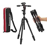 Manfrotto Befree GT PRO Reisestativ aus Kohlefaser, 4-teilig, mit...