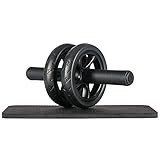 Ultrasport Bauchtrainer AB Rad, AB Roller, platzsparender...