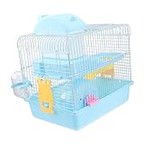 TOYANDONA Doppelschicht Hamsterkäfig aus für Kleine Haustiere Tragbares...