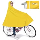 ADERTOS Regenponcho Fahrrad Regencape Wasserdicht Fahrradregenponcho mit...
