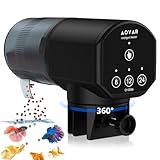 Futterautomat für Aquarium Automat Fische Futterspender: 200ML Groß...