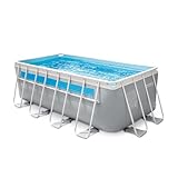 Intex 26770NP – Pool Prisma Frame Clearview rechteckig, mit Filterpumpe...