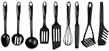 Tefal BIENVENUE K001S925 Set 9 Zubehörteile Schwarz Spatel Stück...