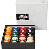 PowerGlide Billard-Set, 16 Bälle, Punkte und Streifen, Turnier,...