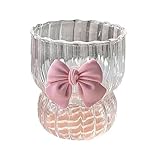 HEEZOU Glasbecher mit schöner Schleife, langlebiges Glasmaterial, leicht...