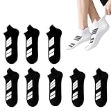 Unisex Sneaker-Socken – Unsichtbar im Schuh, 360°-Stretch-Sportsocken,...