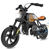 RCB R9 Kinder-Elektromotorrad, Elektro Motorrad mit Lautsprecher,...