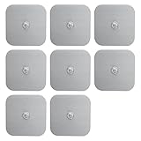 Baxcdyswe 8 Stück Electrode Pads, 50 x 50 mm Reusable Self-Adhesive...