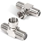 Koaxialkabel-Splitter, TV-Splitter, 2-in-1-Ausgang, F-Typ RG6-Stecker auf...