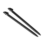 Demiawaking 2 x Schwarz Kunststoff Touchscreen Stylus Pen für Nintendo 3DS...