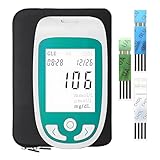 Axazcs Blutzucker -Testanalysator, 3 in 1 Harnsäure -Tester Blutzucker...