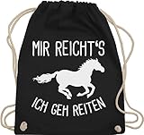 Turnbeutel Rucksack - Taschen - Mir reichts ich geh Reiten I Geschenk...