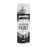 JENOLITE Kreidetafel Sprayfarbe - Matt Schwarz - 400 ml (Upgrade oder...