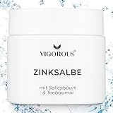 VIGOROUS® Zinksalbe gegen Pickel 60ml - Anti Pickel Creme auch für Pickel...