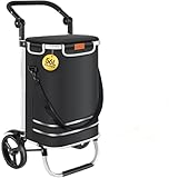 KESSER® Einkaufstrolley klappbar mit 56L Kapazität und belastbar bis 50kg...