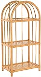 korb.outlet Badregal mit DREI Ablagen, Rundbogen Regal/Standregal...