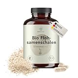 BIONUTRA® Bio Flohsamenschalen Kapseln hochdosiert, 2250 mg Tagesdosis,...