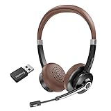 Conambo Headset mit Mikrofon, Kabellos Bluetooth Headset mit Mikrofon mit...