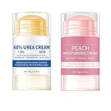 Virellay 2Pcs Fußcreme mit 60% Urea für Sehr Trockene - Pfirsich und...