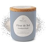 POTLUCK | Fleur de Sel handgeschöpft | Meersalz im Keramiktopf | 80g |...