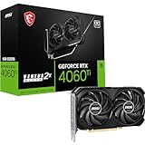 MSI GeForce RTX 4060 Ti Ventus 2X Black 8G OC Grafikkarte -NVIDIA RTX 4060...