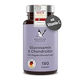 Glucosamin & Chondroitin Kapseln - 1400mg Glucosamin, 1200 mg Chondroitin,...