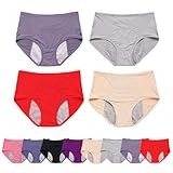 Wearhush Auslaufsicheres Unterwäsche-Set, Teens hohe Taille,...