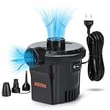 AstroAI Elektrische Luftpumpe für Luftmatratze Tragbar AC 130 W Inflate...