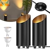 Lamptobe LED Uplight Spot Bodenstrahler,2 Stück 5 W Bodenleuchte mit...