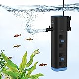 fishkeeper Aquarium Filter, Adjustable 500L/H Aquarium innenfilter für...