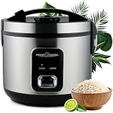 ProfiCook® Reiskocher für 3kg Reis | schnelle Zubereitung ohne Anbrennen...