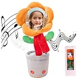 Generisch Personalisierte Sonnenblume,(Bluetooth + Singen + Tanzen + Lernen...