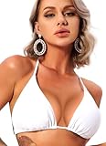 Navneet Bikini Oberteil Damen Bikini Triangel Push Up String Bikini Top...