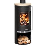 Justus 5686 42 Faro 2.0 Kaminofen Stahl Schwarz mit...