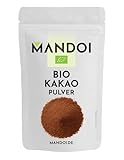 Mandoi Bio Kakaopulver 500g, Fairer Kakao aus nachhaltigem Anbau –...