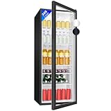 Bomann® Getränkekühlschrank mit Glastür | Kühlschrank mit 245L...