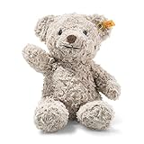 Steiff Soft Cuddly Friends Honey Teddybär hellgrau 28 cm, Teddy aus...